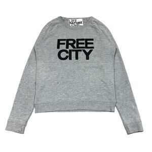 Freecity Gray Crew Neck Sweater